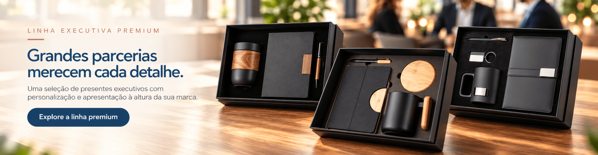Kit Executivo Premium - Brinde Personalizado