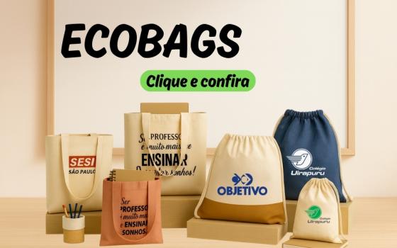 Brindes dia dos Professores Ecobag Personalizada