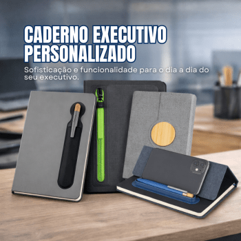 Caderno Executivo Personalizado