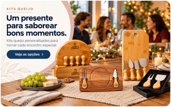 Kit Queijo Personalizado - Brinde de Natal