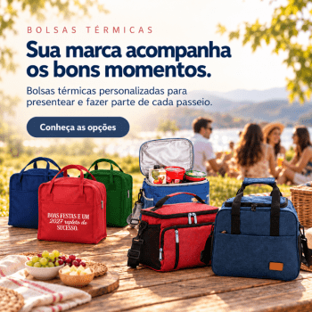 Bolsa Térmica Personalizada - Brinde de Natal