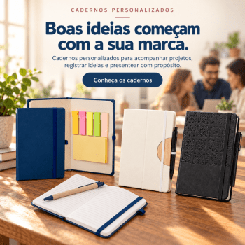Caderno Personalizado - Brindes Corporativos