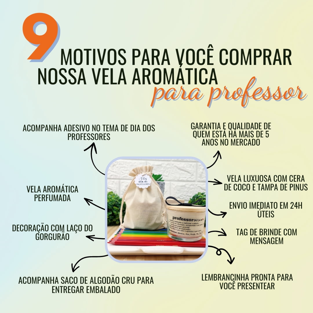 Lembrancinha dia dos Professores