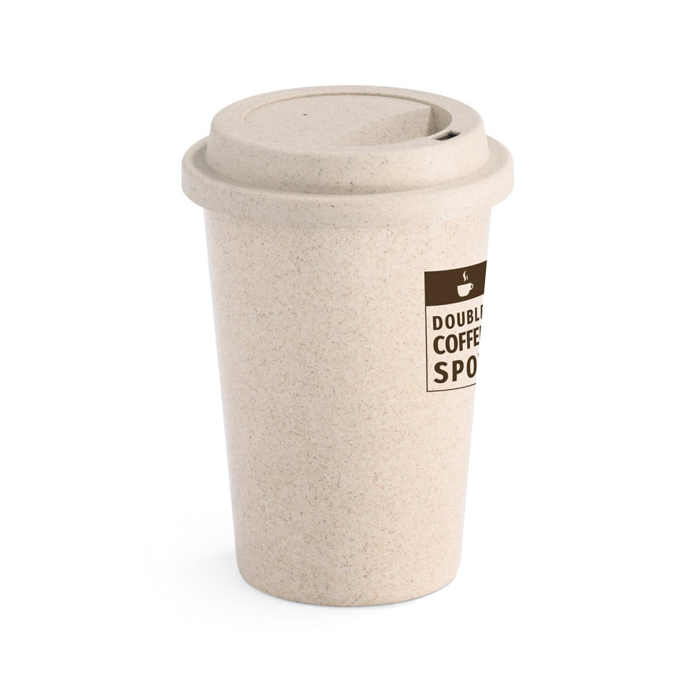 Brinde Presente Dia dos Professores Personalizado Copo Personalizado em Fibra de Bambu com Tampa Sustentável 450 ml para Viagem SP94636-PROF