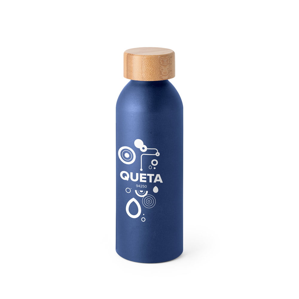 Brinde Presente Dia dos Professores Personalizado Garrafa Squeeze Alumínio com tampa Bambu 550 ml