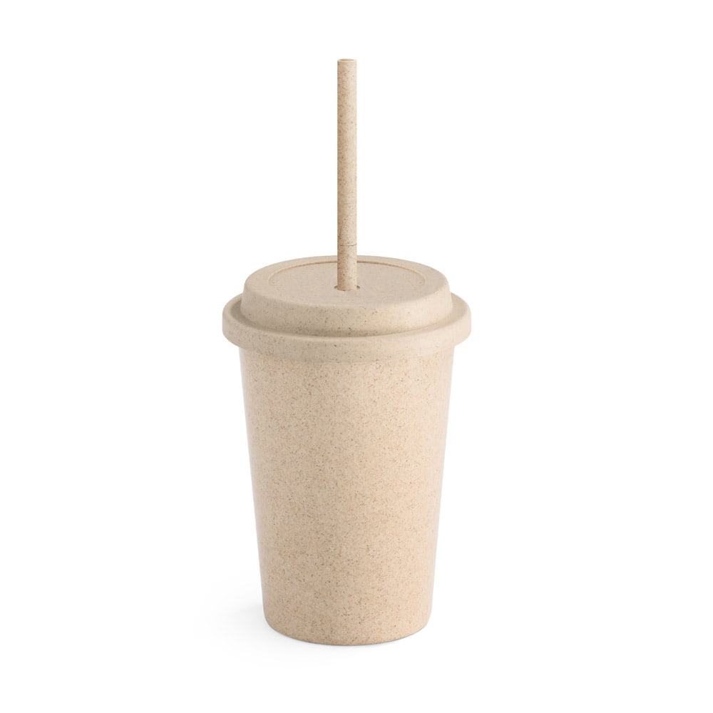 Brinde Natal Final de Ano Personalizada Copo Sustentável Fibra Bambu 450 ml MSP94068
