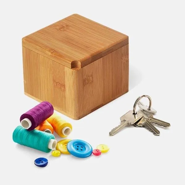 Dia das Mães Personalizado Porta Objetos Bambu Tampa Giratória SMPO-13003-MAE Brindes Personalizados