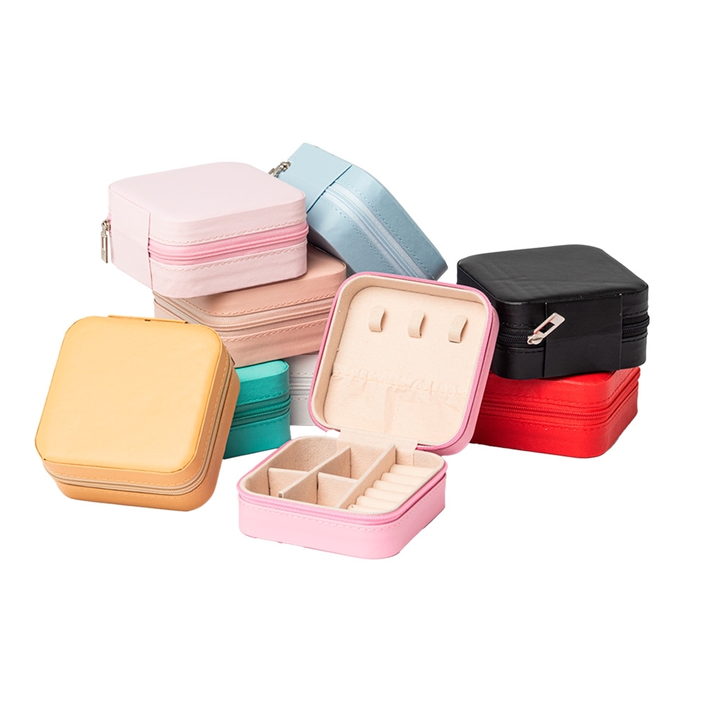 Brinde Dia Das Mães Personalizado Porta Joias Couro Sintético Revestimento Aveludado X01622B-MAE Brindes Personalizados