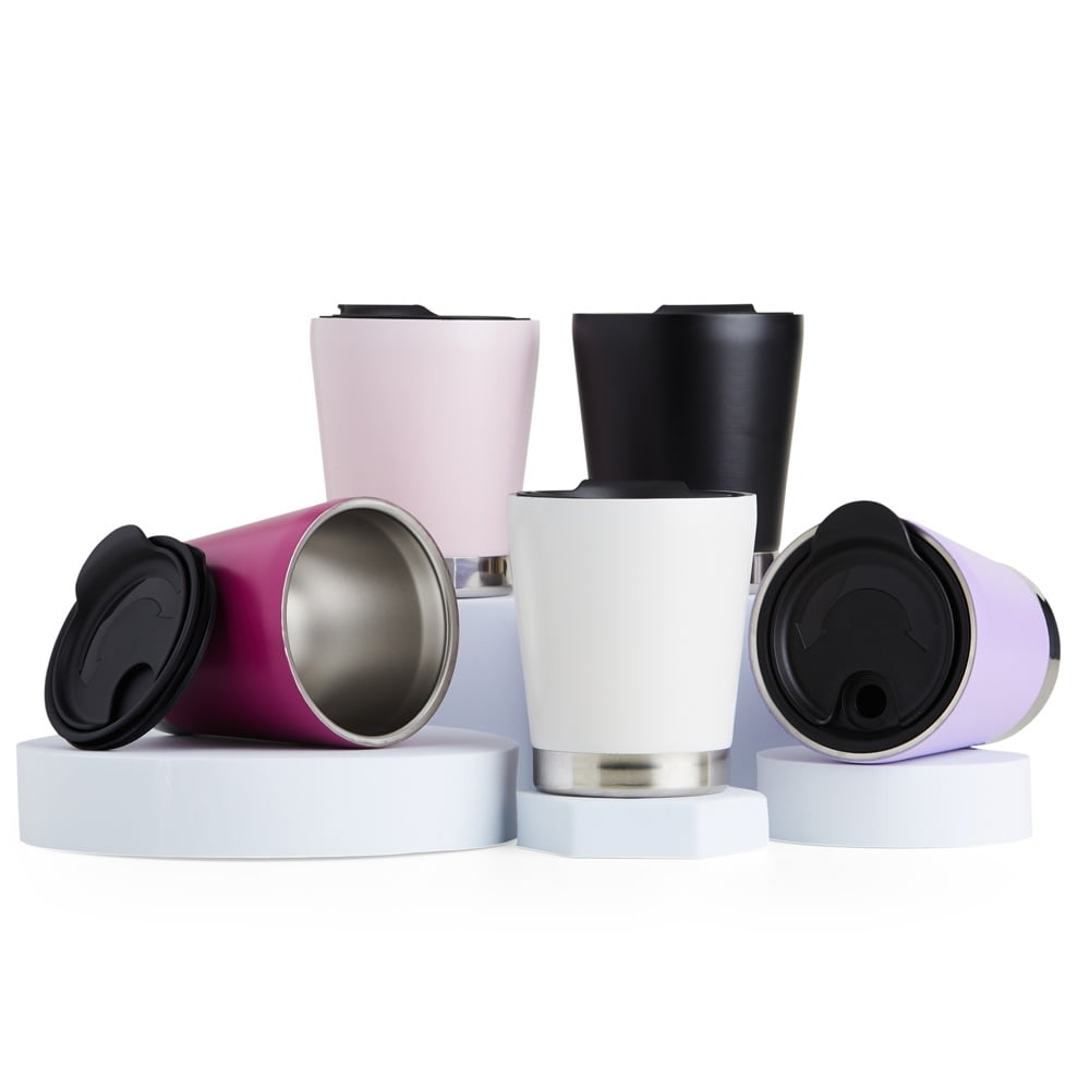 Brinde Dia Das Mães Personalizado Copo Térmico em Aço Inox 300 ml com Tampa X18722-MAE Brindes Personalizados