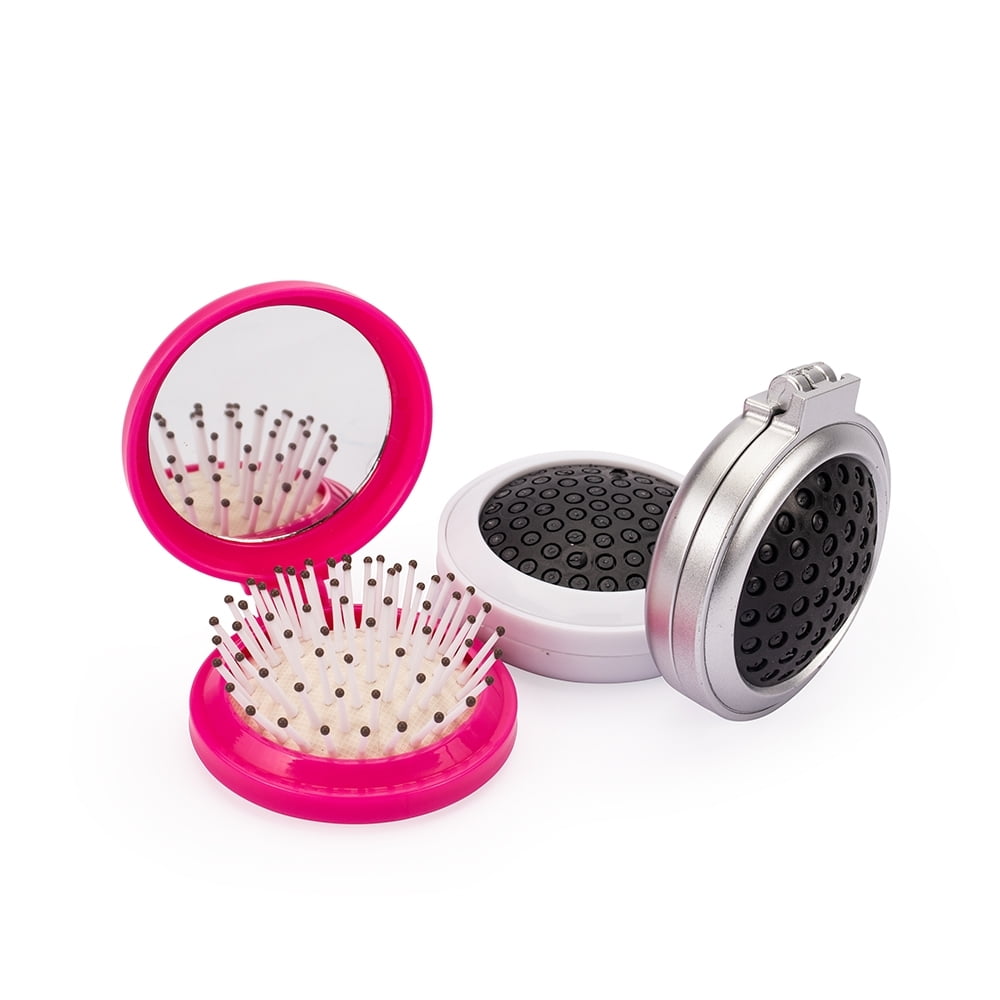 Escova com Espelho Personalizado Plástico X10342 Brindes Personalizados