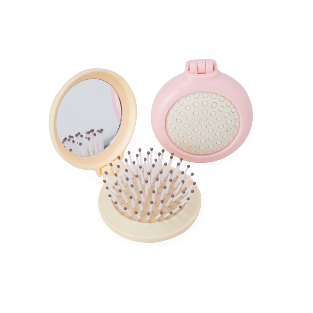 Escova com Espelho Personalizado Plástico X10342B Brinde Personalizado