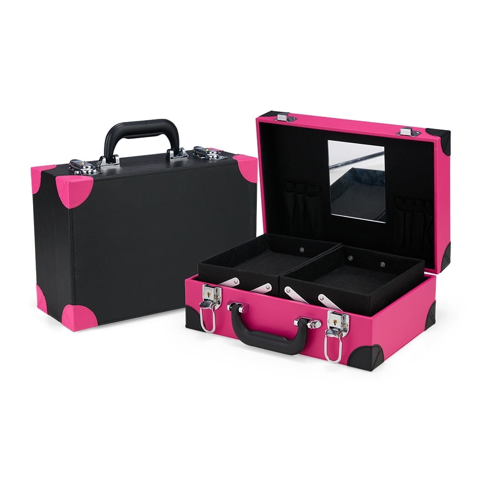 Maleta de Maquiagem Personalizado Poliuretano com Espelho XP$7061 Brindes Personalizados