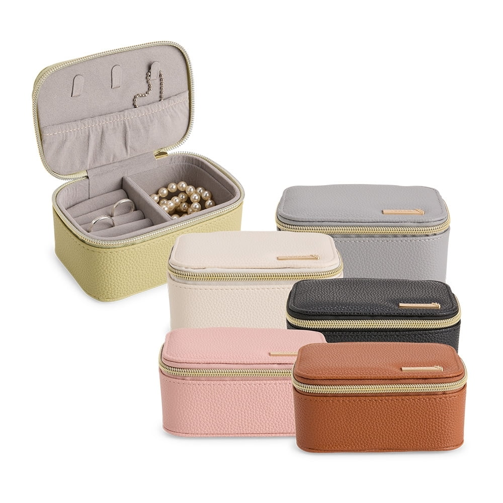 Porta Joias Personalizado Couro Sintético Duas Divisórias XP$18847 Brindes Personalizados