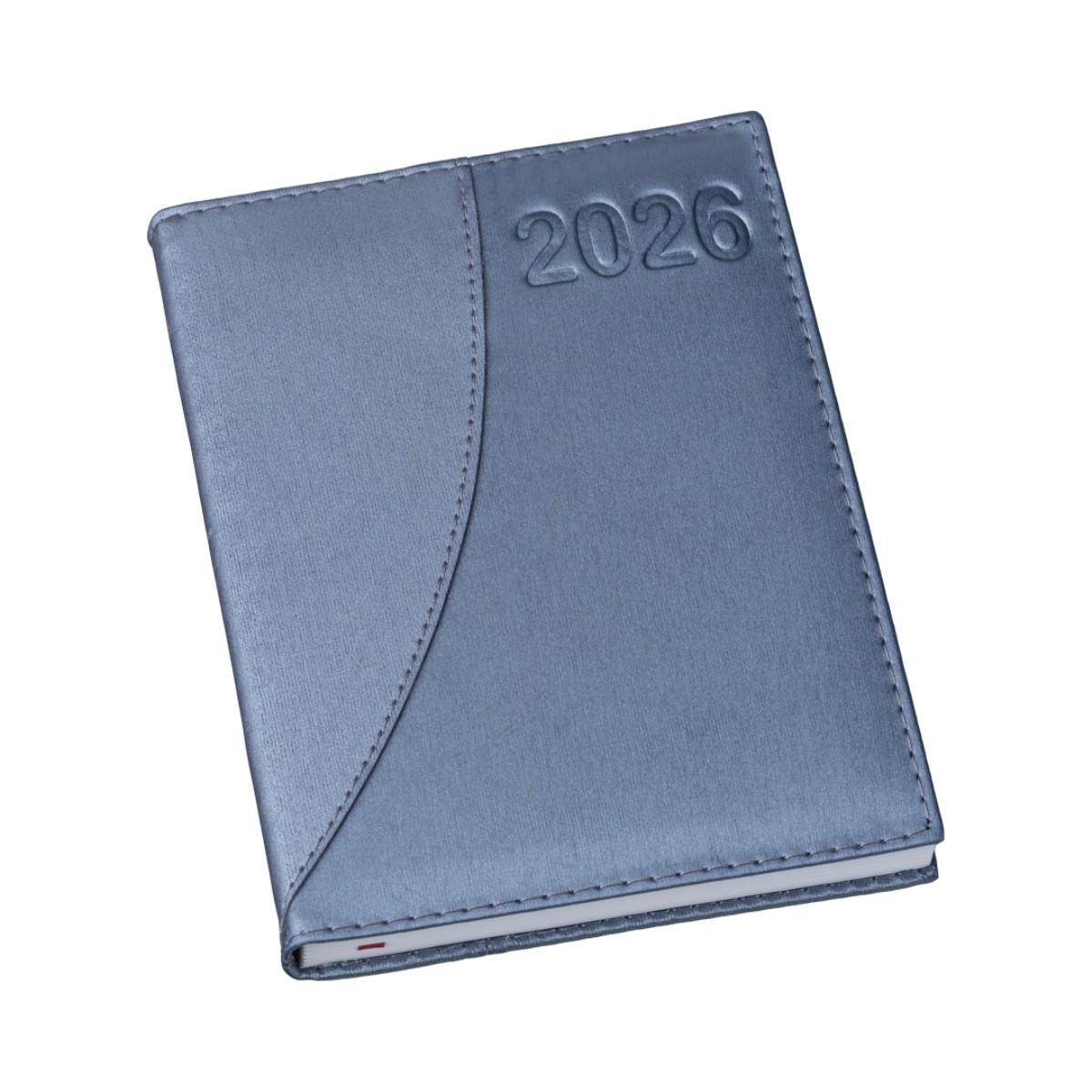 Agenda Personalizada 2026 Couro Sintético Azul LU161L Brindes Personalizados