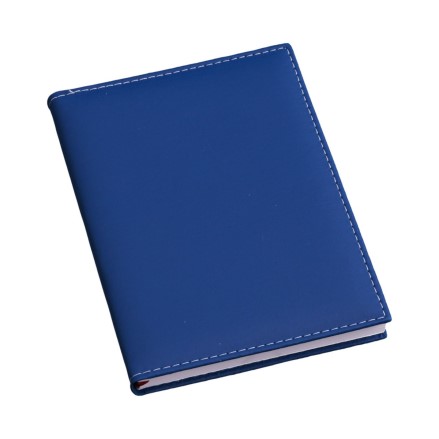 Agenda Personalizada 2026 Couro Sintético Azul LULG3562 Brinde Personalizado