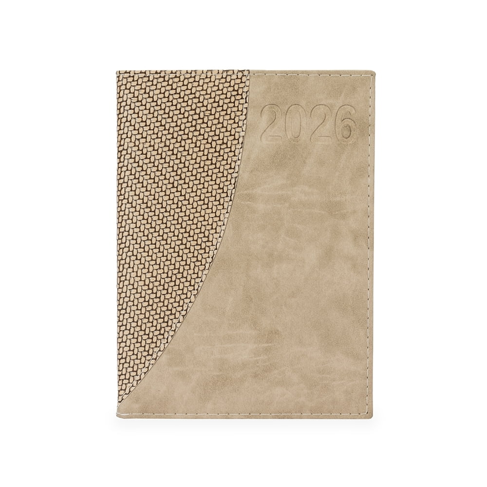Agenda Personalizada 2026 Couro Sintético Diária X12289 Brinde Personalizado