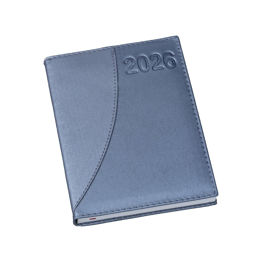 Agenda Personalizada 2026 Couro Sintético Plano Diário X12295 Bindes Personalizados