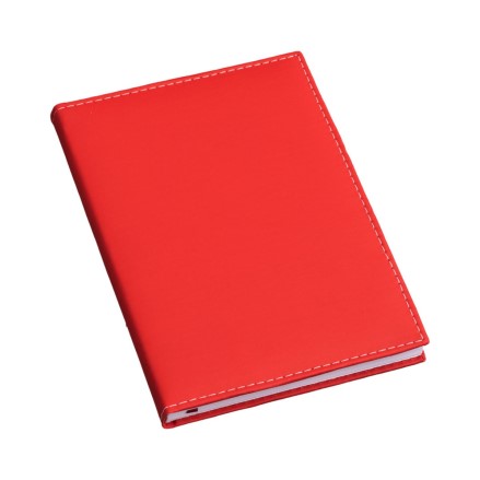 Agenda Personalizada 2026 Couro Sintético Vermelho LULG3563 Brindes Personalizados