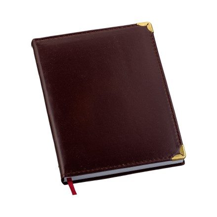 Agenda Personalizada 2026 Couro Sintético Vinho LU102L Brinde Personalizado
