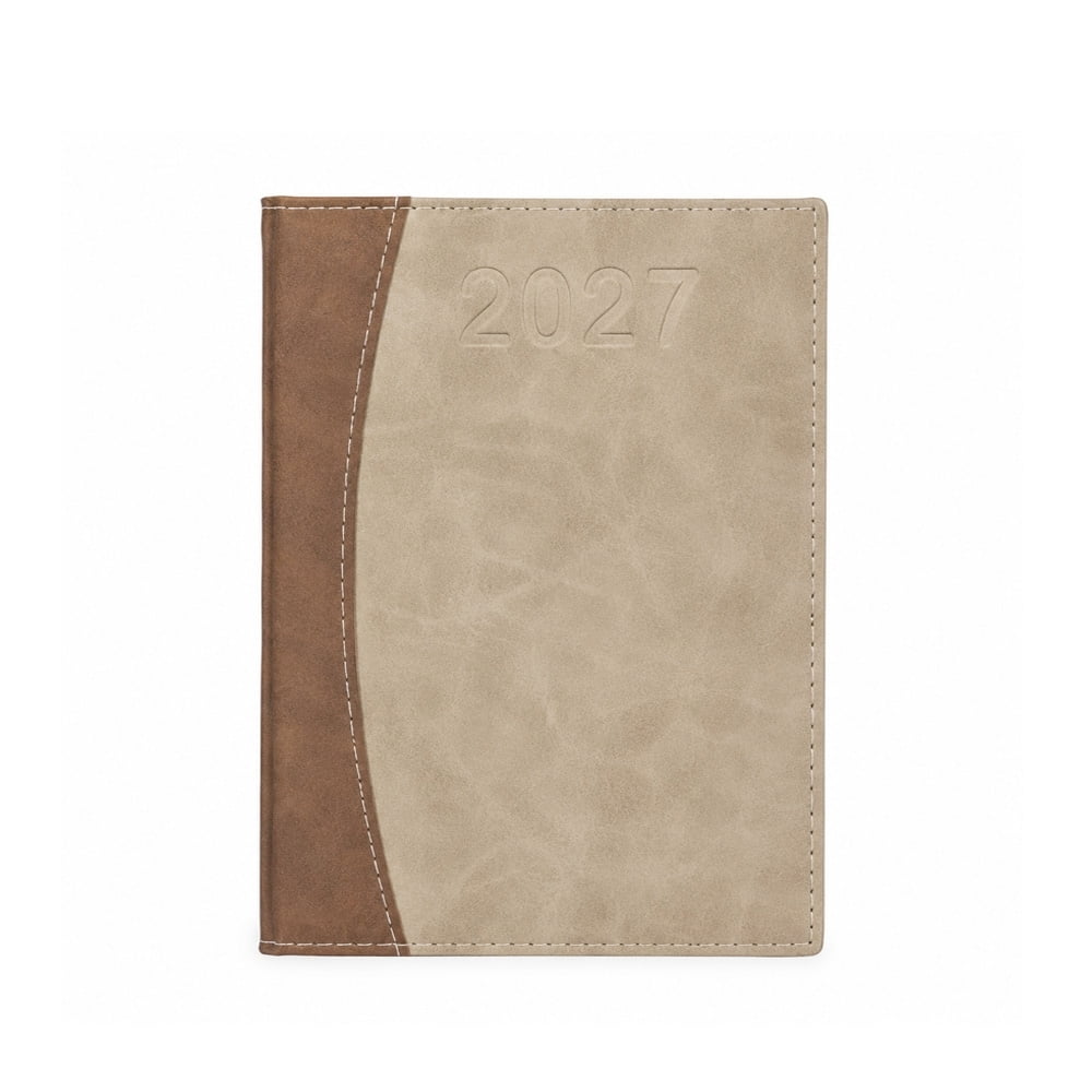 Agenda Personalizada 2027 Couro Sintético Plano Diário X12293