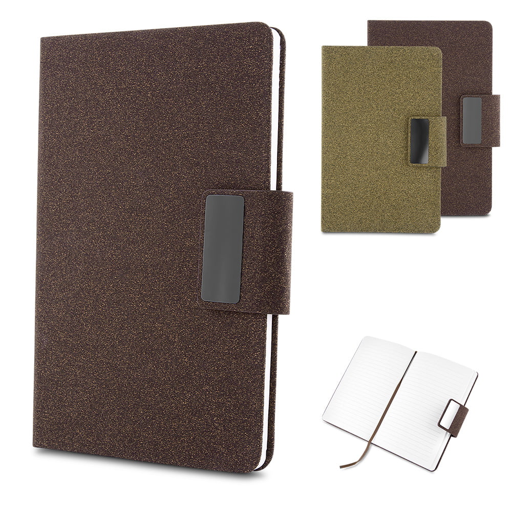 Caderno Personalizado A5 em PU e Fibra de Café ASICAD440 Brinde Personalizado
