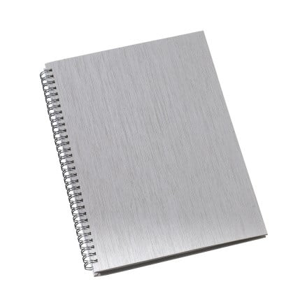 Caderno Personalizado Percalux Prata LU302L Brinde Personalizado