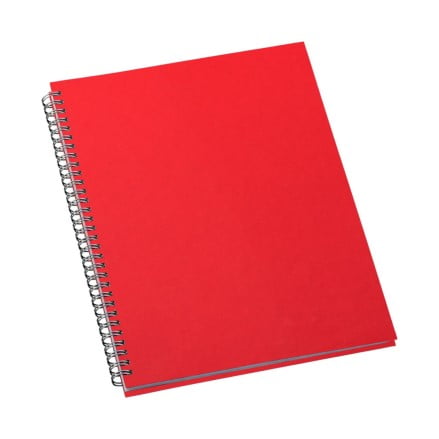 Caderno Personalizado Percalux Vermelho LU316L Brinde Personalizado