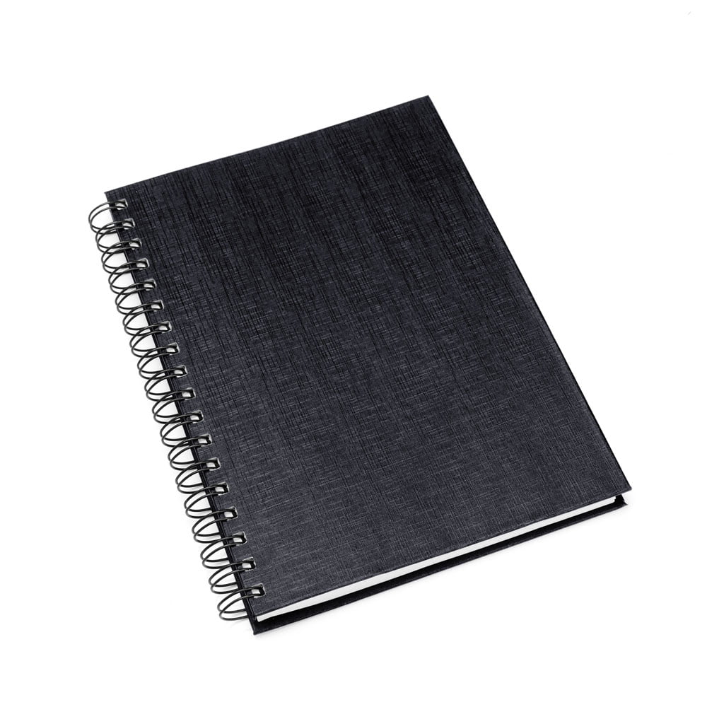 Caderno Personalizado Wire-O Preto SMLE-30601 Brinde Personalizado
