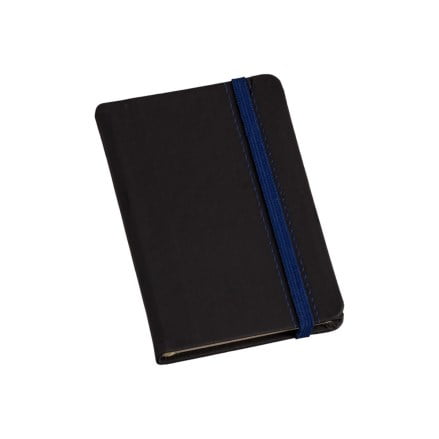 Moleskine Personalizado Couro Sintético Azul Sem Pauta LULG3692 Brinde Personalizado