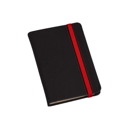 Moleskine Personalizado Couro Sintético Vermelho Sem Pauta LULG3698 Brinde Personalizado