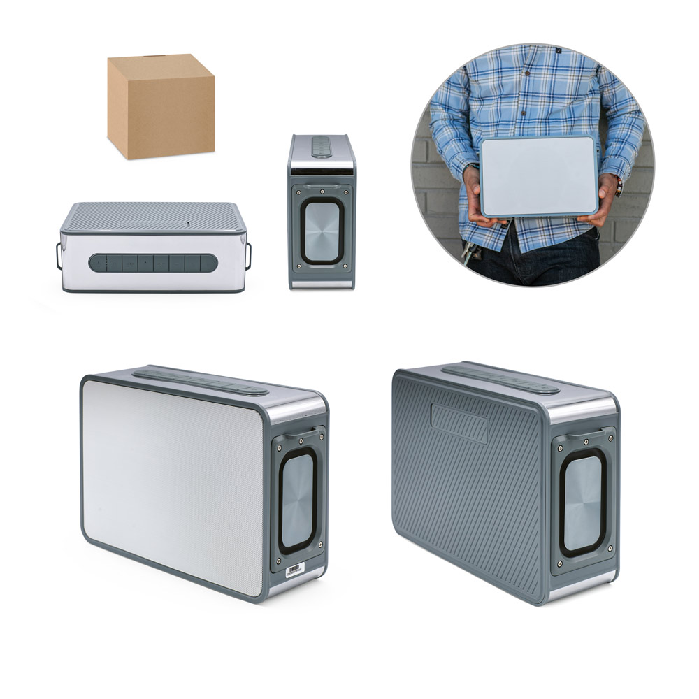 Caixa de Som Personalizada ABS SP97440 Sustentável Bluetooth Brindes Personalizados