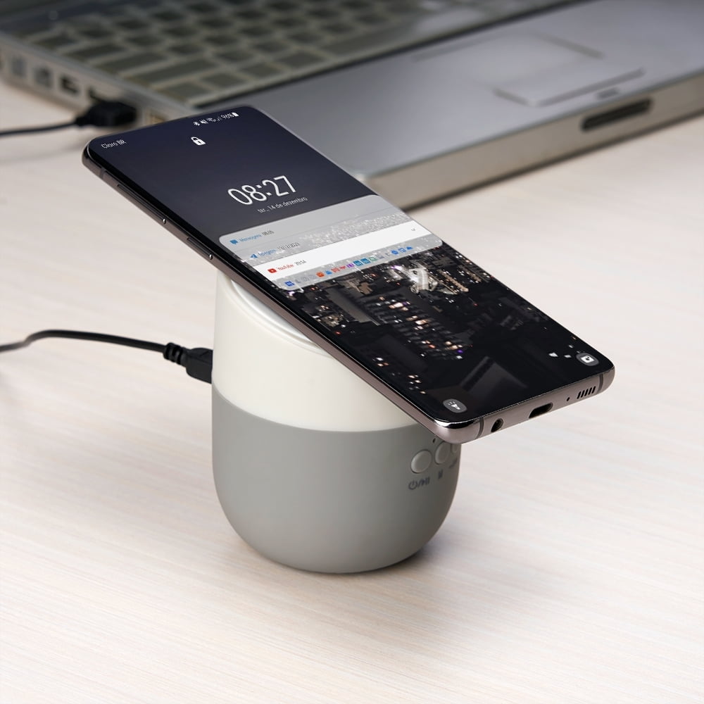 Caixa de Som Personalizada Bluetooth Carregador Por Indução X04366 Brinde Personalizado