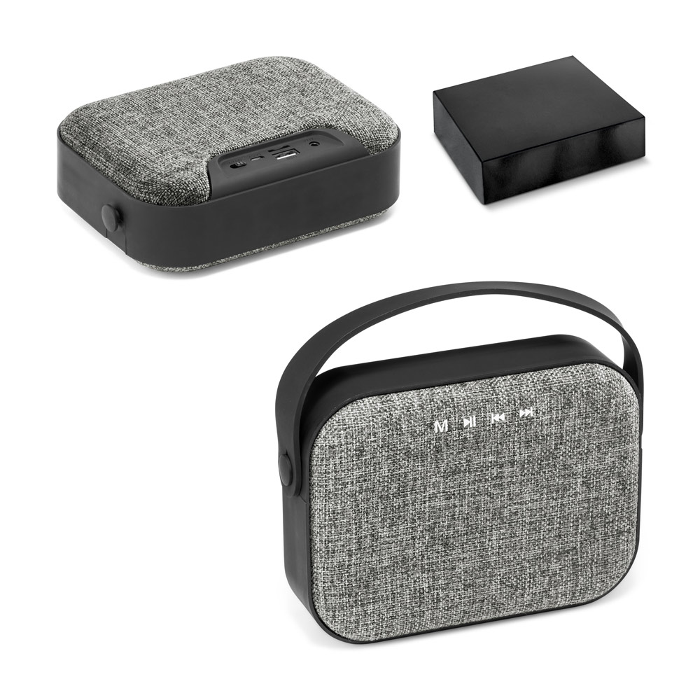 Caixa de Som Personalizada Emborrachado SP57208 Bluetooth Brindes Personalizados