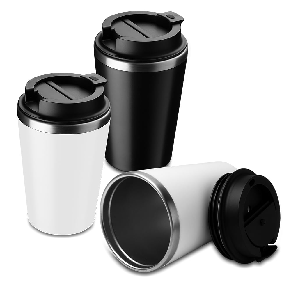 Copo Personalizado Inox Parede Dupla 350ml ASICO9550B Brindes Personalizados