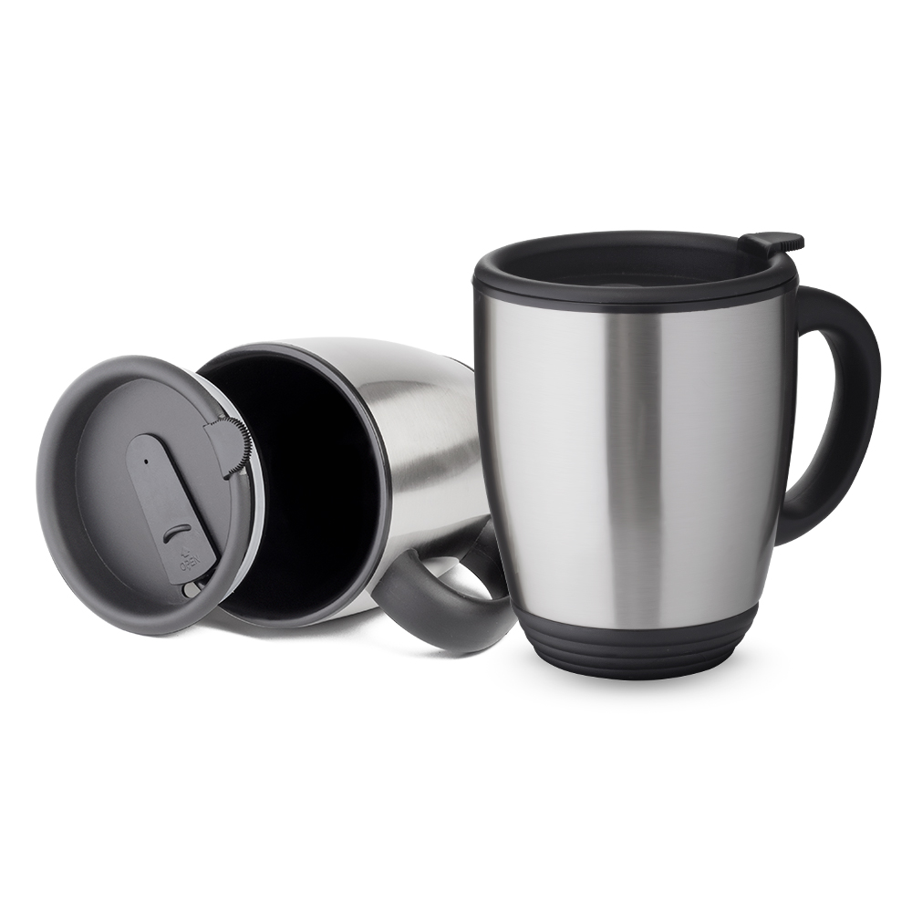 Caneca Personalizada Aço Inox 450 ML ASICA9300 Brindes Personalizados