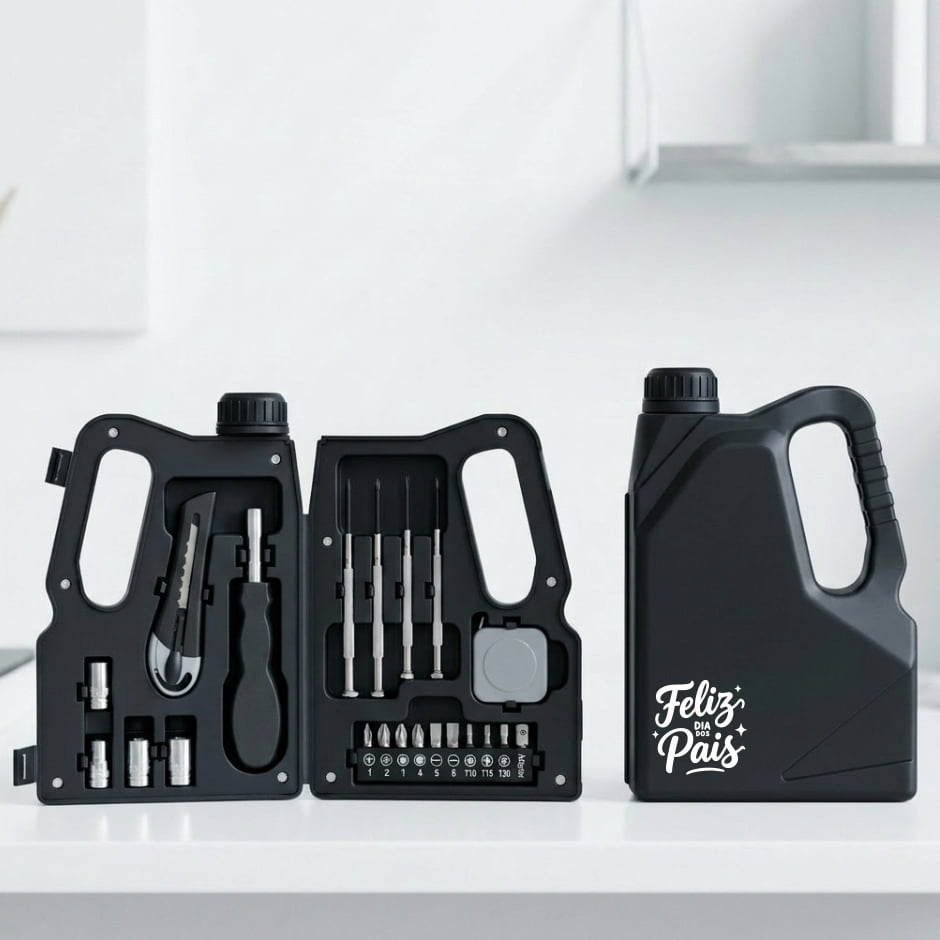 Brinde Presente Dia dos Pais Personalizado Kit Ferramenta 21 Peças X14012 