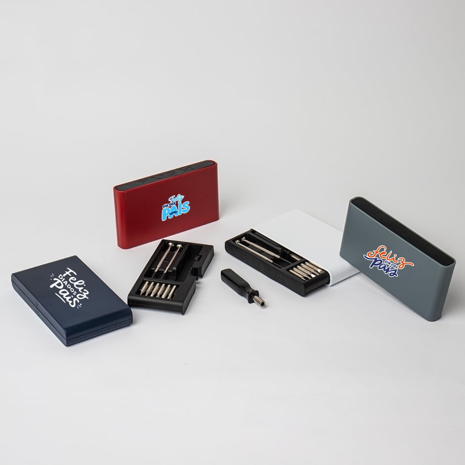 Brinde Presente Dia dos Pais Personalizado Kit Ferramenta 9 Peças X08065 