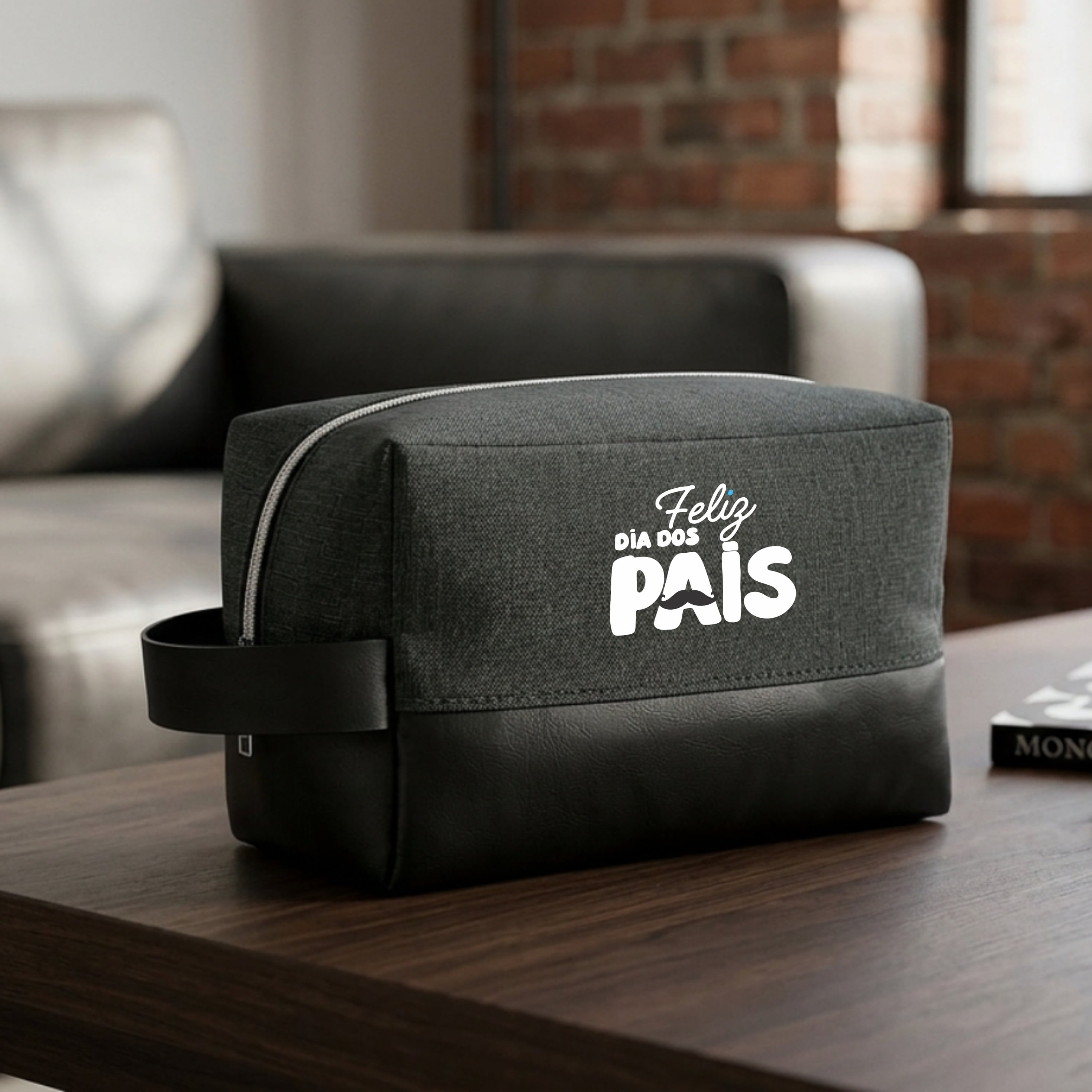 Brinde Presente Dia dos Pais Personalizado Necessaire Nylon X15050 