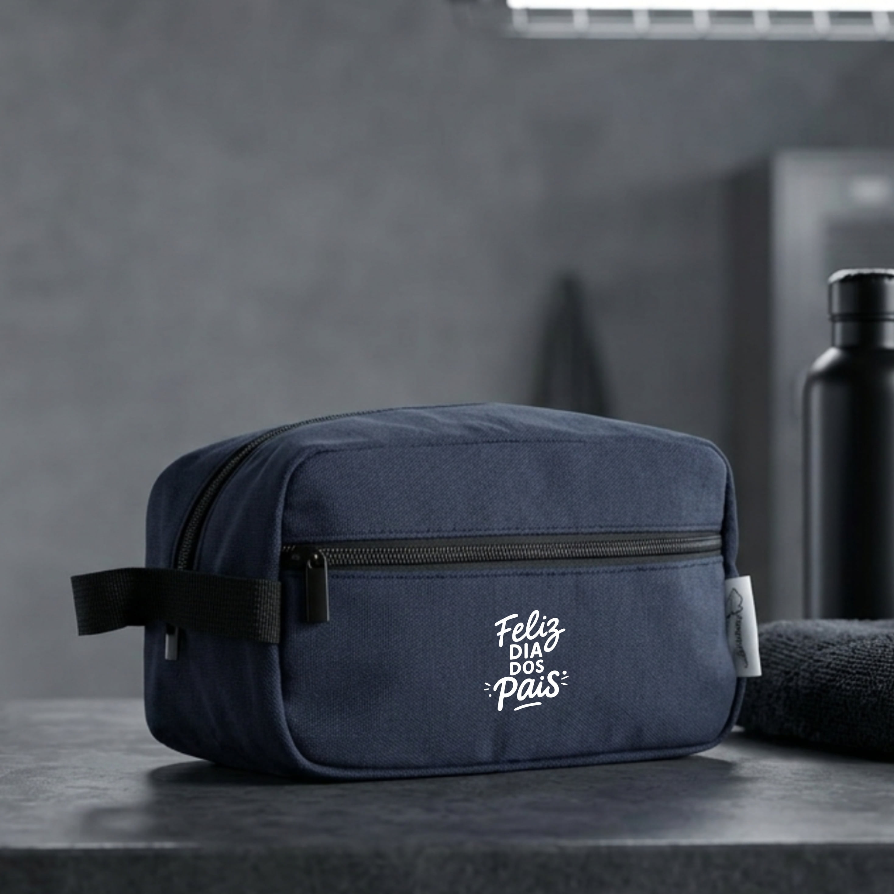 Brinde Presente Dia dos Pais Personalizado Necessaire Poliéster 210D NE105