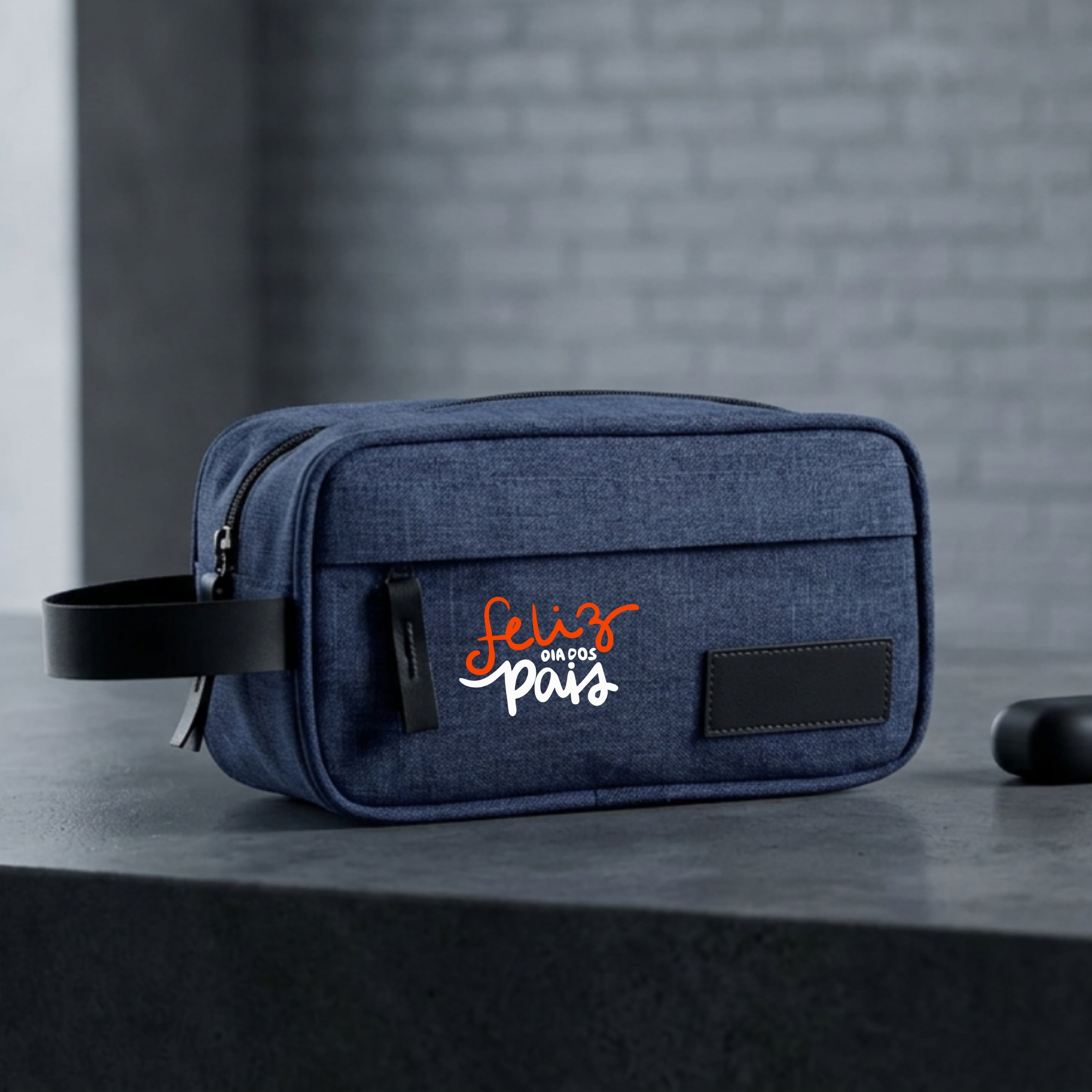 Brinde Presente Dia dos Pais Personalizado Necessaire Poliéster X14937 