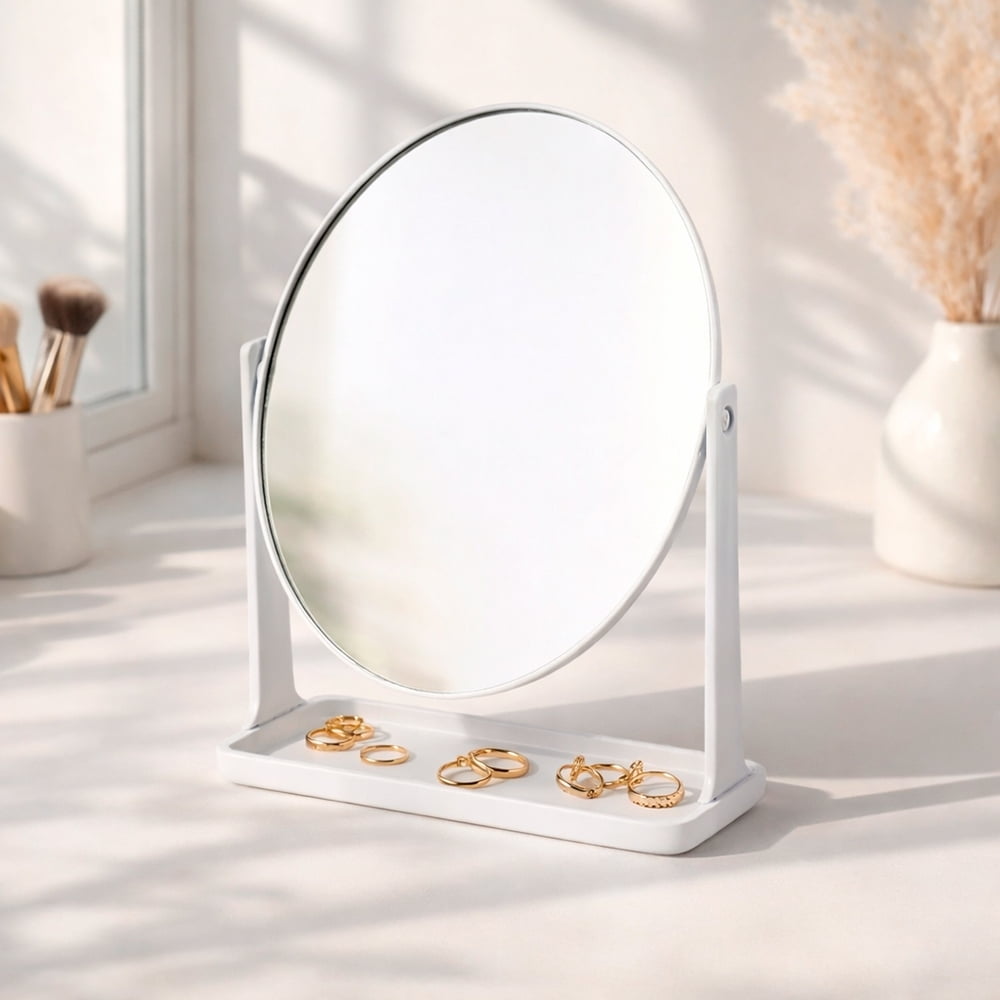 Espelho de Mesa Personalizado Plástico Oval X19092 Brindes Personalizados