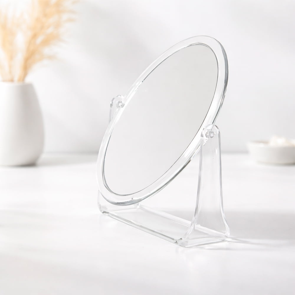 Espelho de Mesa Personalizado Plástico Oval X19098 Brinde Personalizado