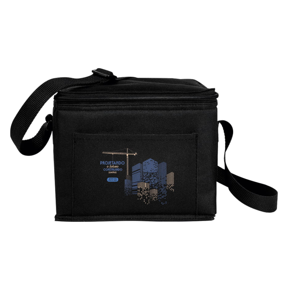 Brinde Feiras e Eventos Personalizado Bolsa Térmica Poliéster 600D 4L SMMA-15121-FEE Brinde Personalizado