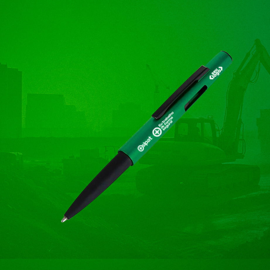 Brinde SIPAT Personalizado Caneta ABS  SMCI-73005-SIPAT Brinde Personalizado