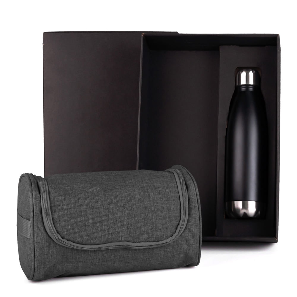 Kit Boas Vindas Personalizado Necessaire e Garrafa SMKT-9023S-BV Brindes Personalizados