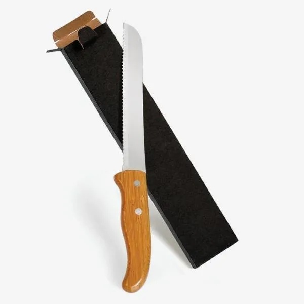 Faca Personalizada Bambu / Inox SMUD-00563 Brinde Personalizado