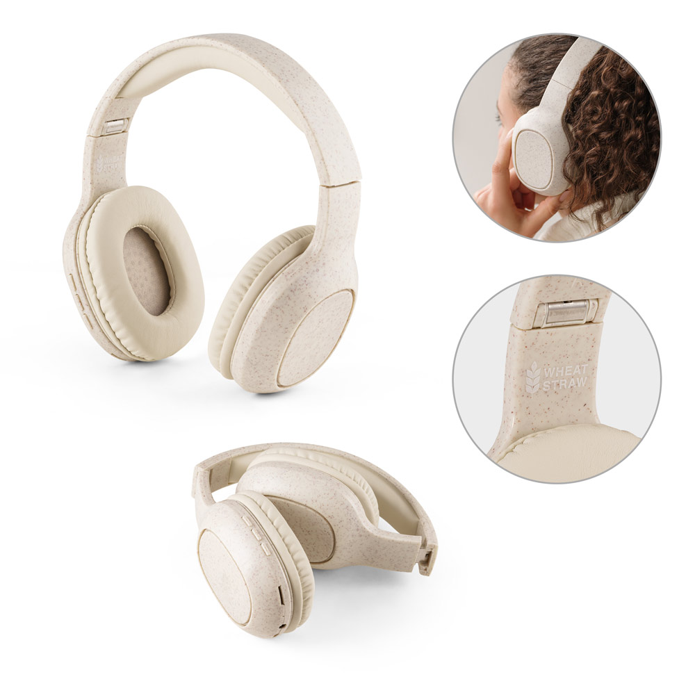 Fone de Ouvido Personalizado Headset Sustentável Bluetooth SP57939 Brindes Personalizados