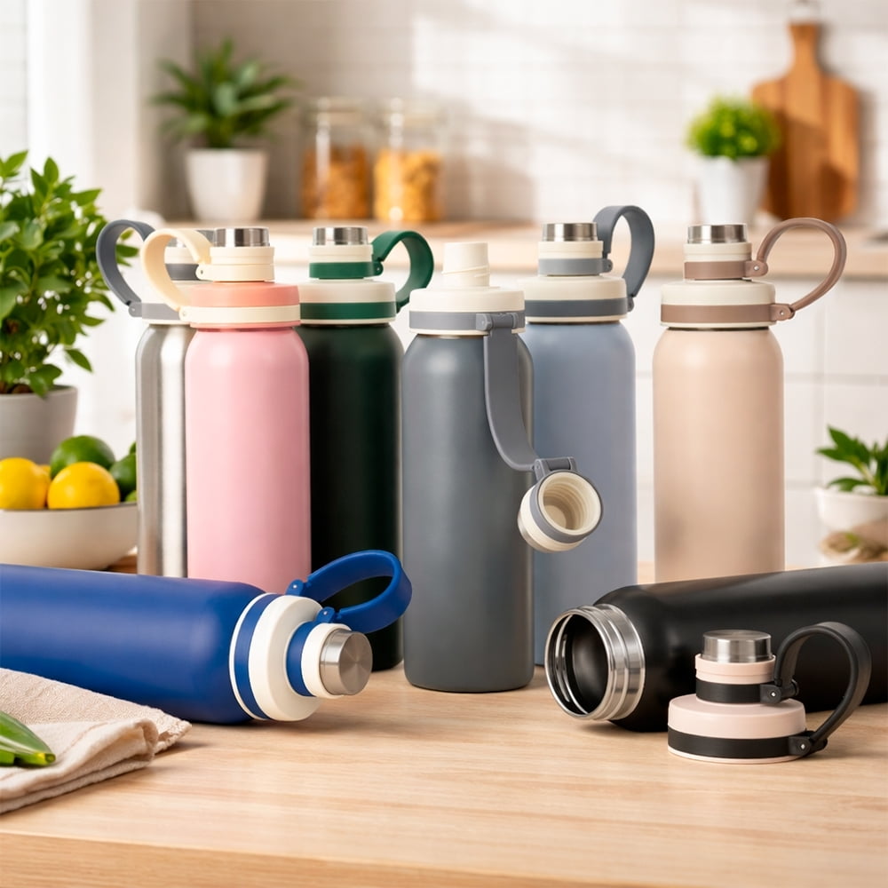 Garrafa Térmica Personalizada Inox 800ml X19062 Brinde Personalizado