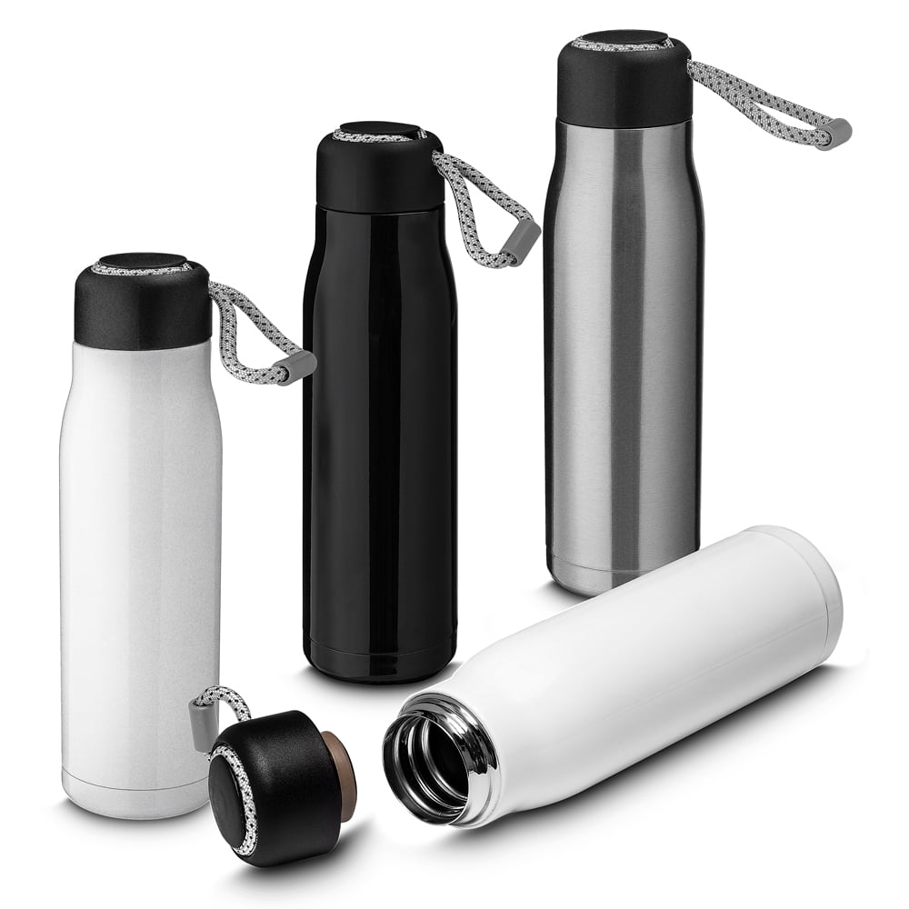 Garrafa Térmica Squeeze Aço Inox 550ml Bebida Quente e Fria Brindes Personalizados