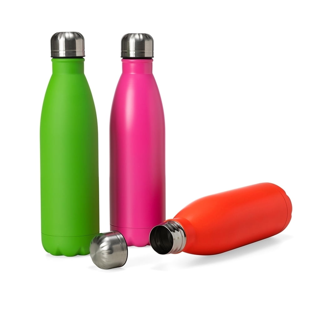 Squeeze Garrafa Aço Inox 750ml Fosco Cítrico Tampa Rosqueável Brindes Personalizados